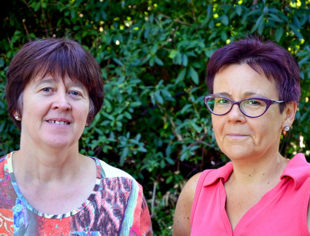 Carolin Mosetter (li., stv. Leitung) und Barbara Hauck (re., Leiterin der Kita Wichtelpark)
